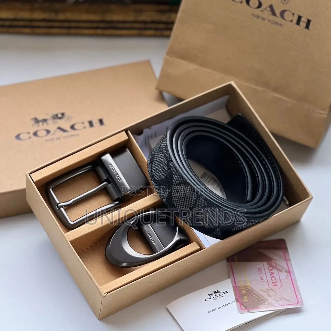 Branded Leather Belts