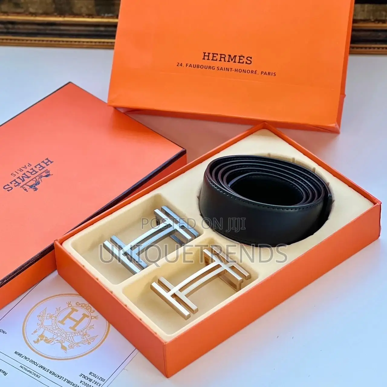 Branded Leather Belts
