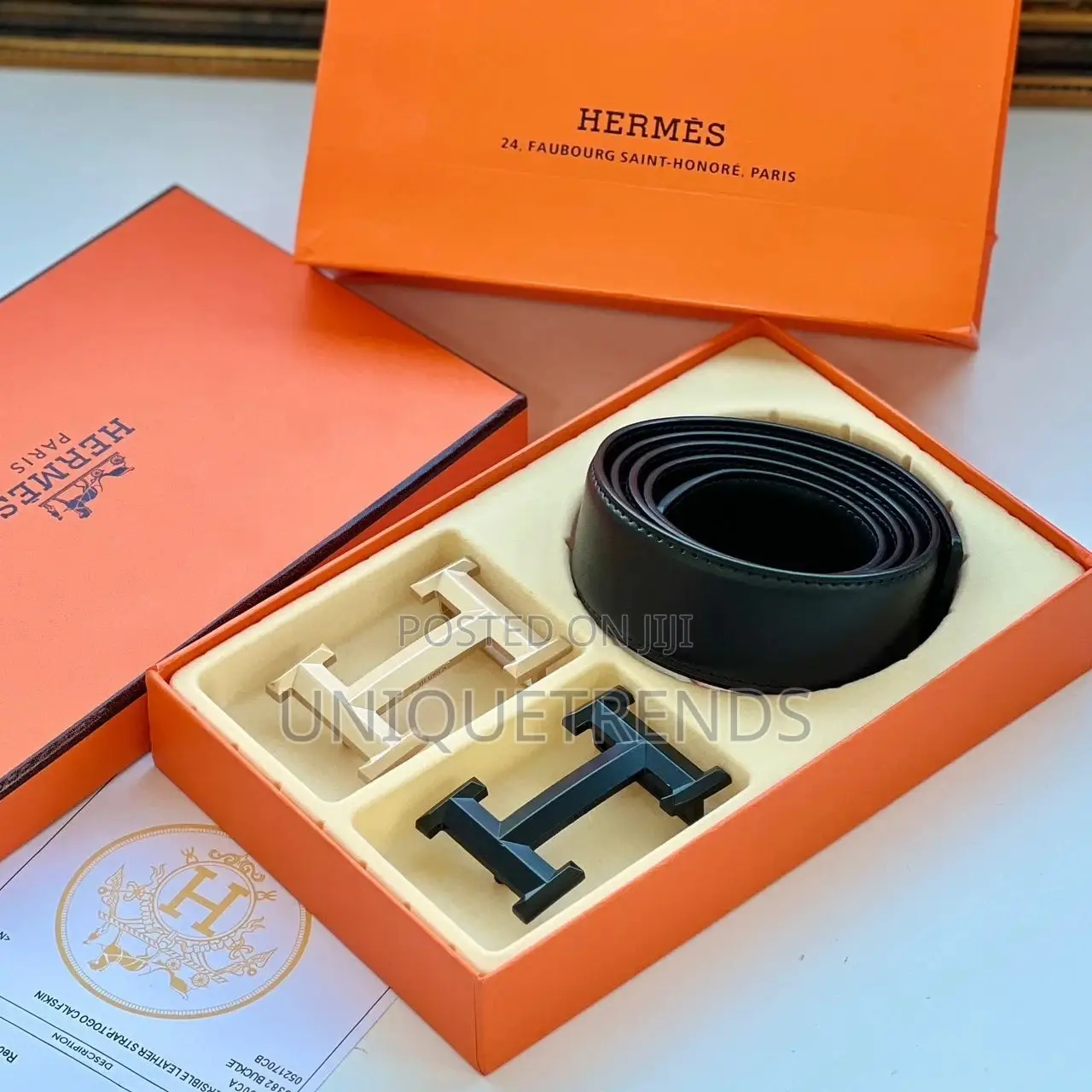 Branded Leather Belts