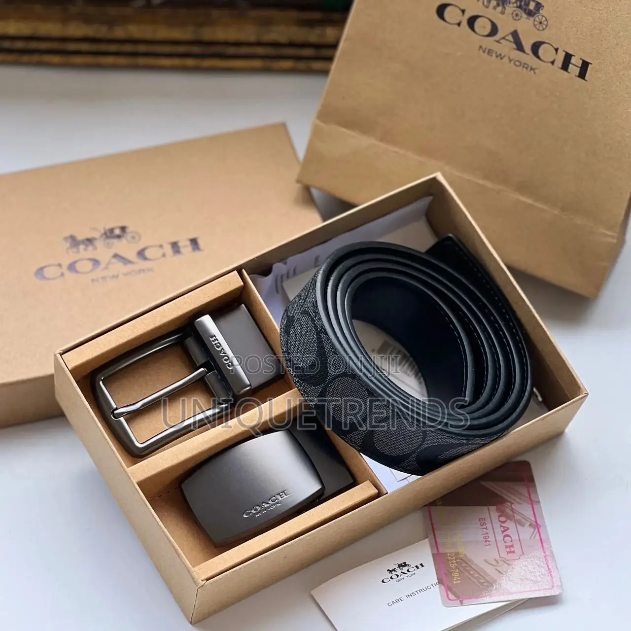 Branded Leather Belts