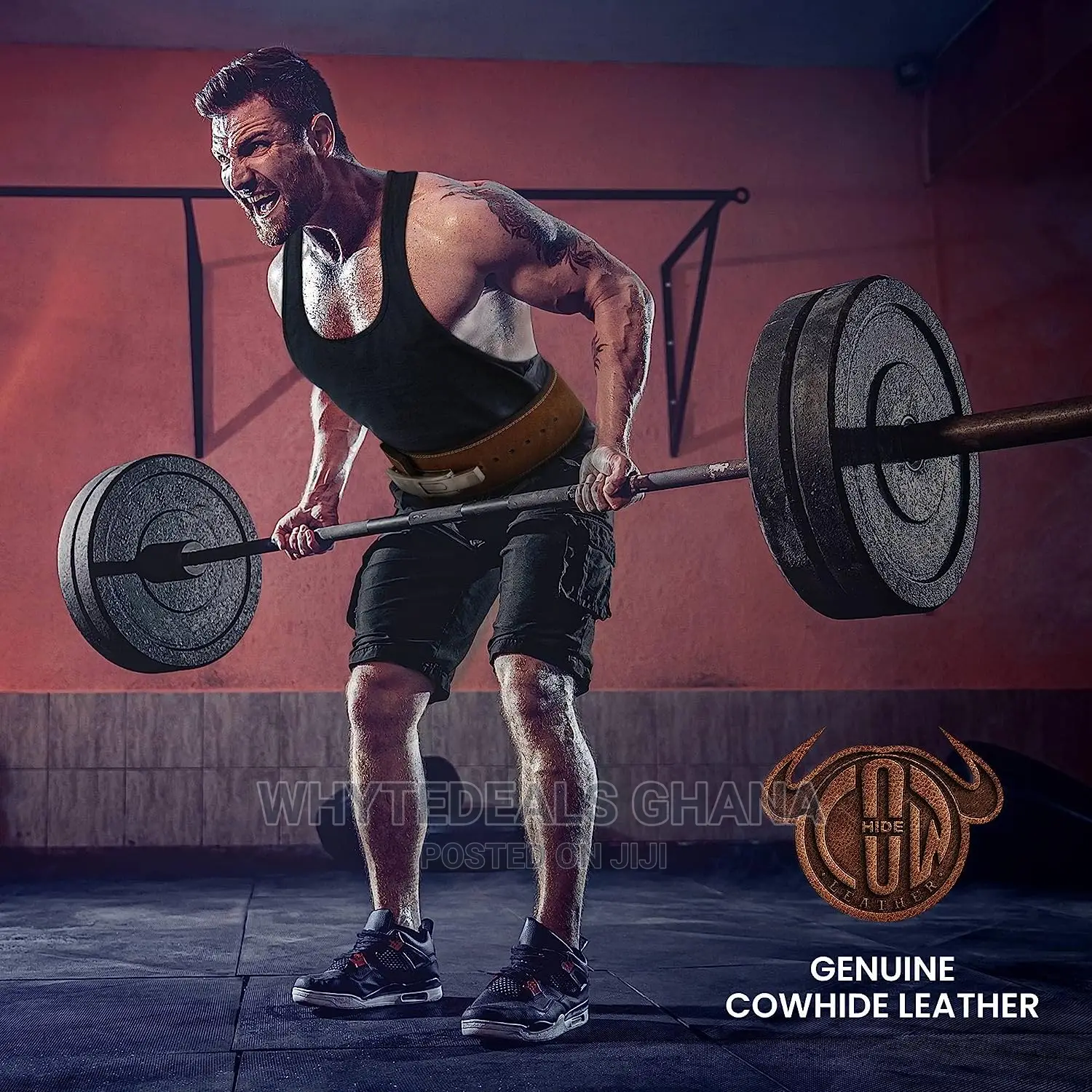 RDX Weightlifting LEVER BUCKLE Belt POWERLIFTING + Deadlifts