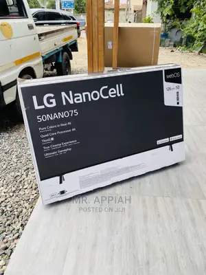 High Quality LG Nanocell 50” 50nano75 HDR LED Tv(Black)