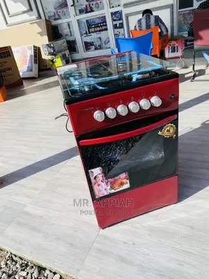 (Red)Sleek Volcano 50x50 Oven Grill 4 Gas Burner on Sale.