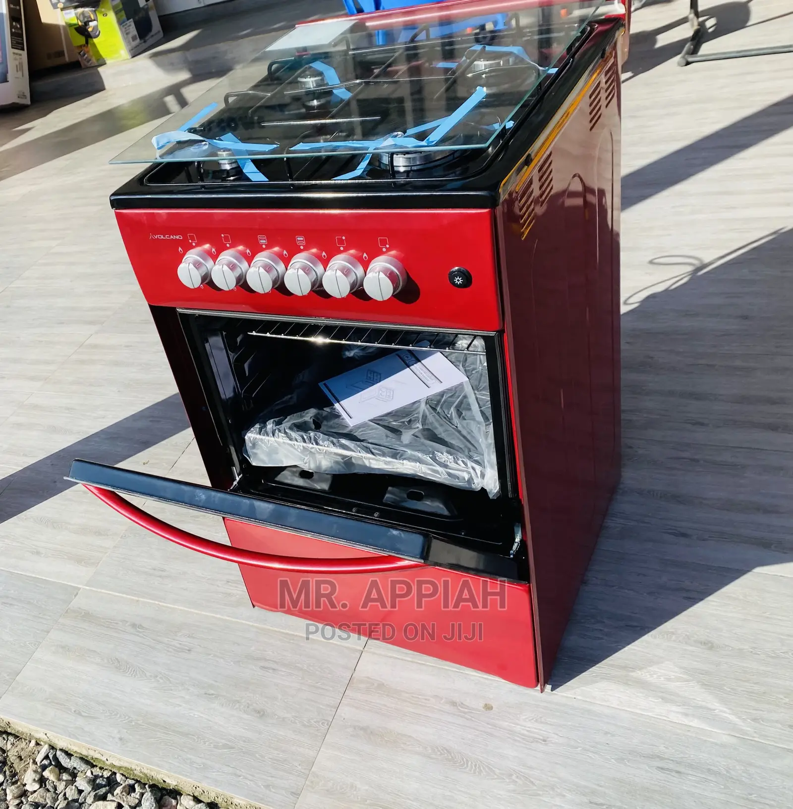 Cook Meal  in Jiffy With Red 50*50 Volcano 4 Gas Cooker 