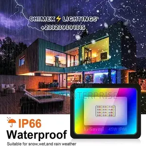 Multi Color Led Flood Lights With Remote Controler