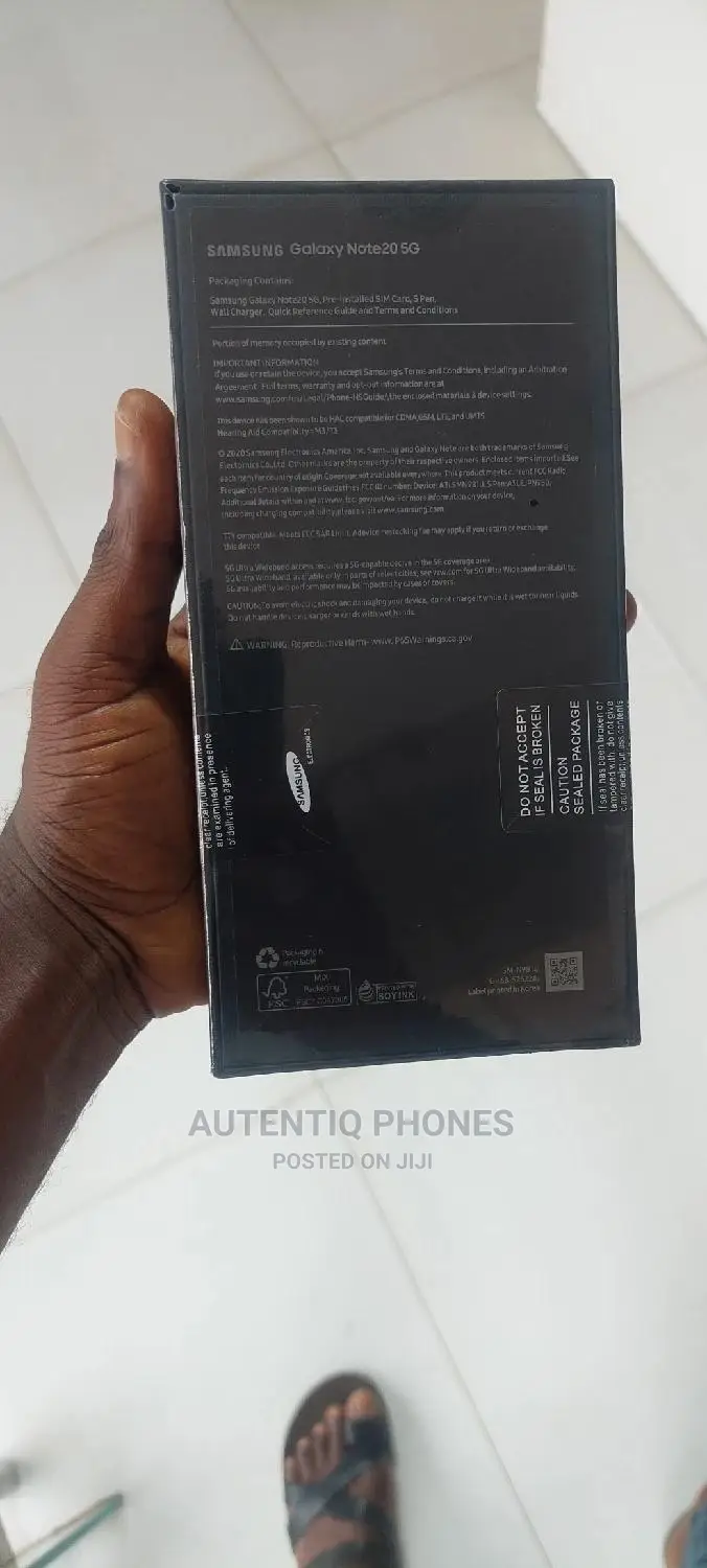 New Samsung Galaxy Note 20 5G 128 GB Black