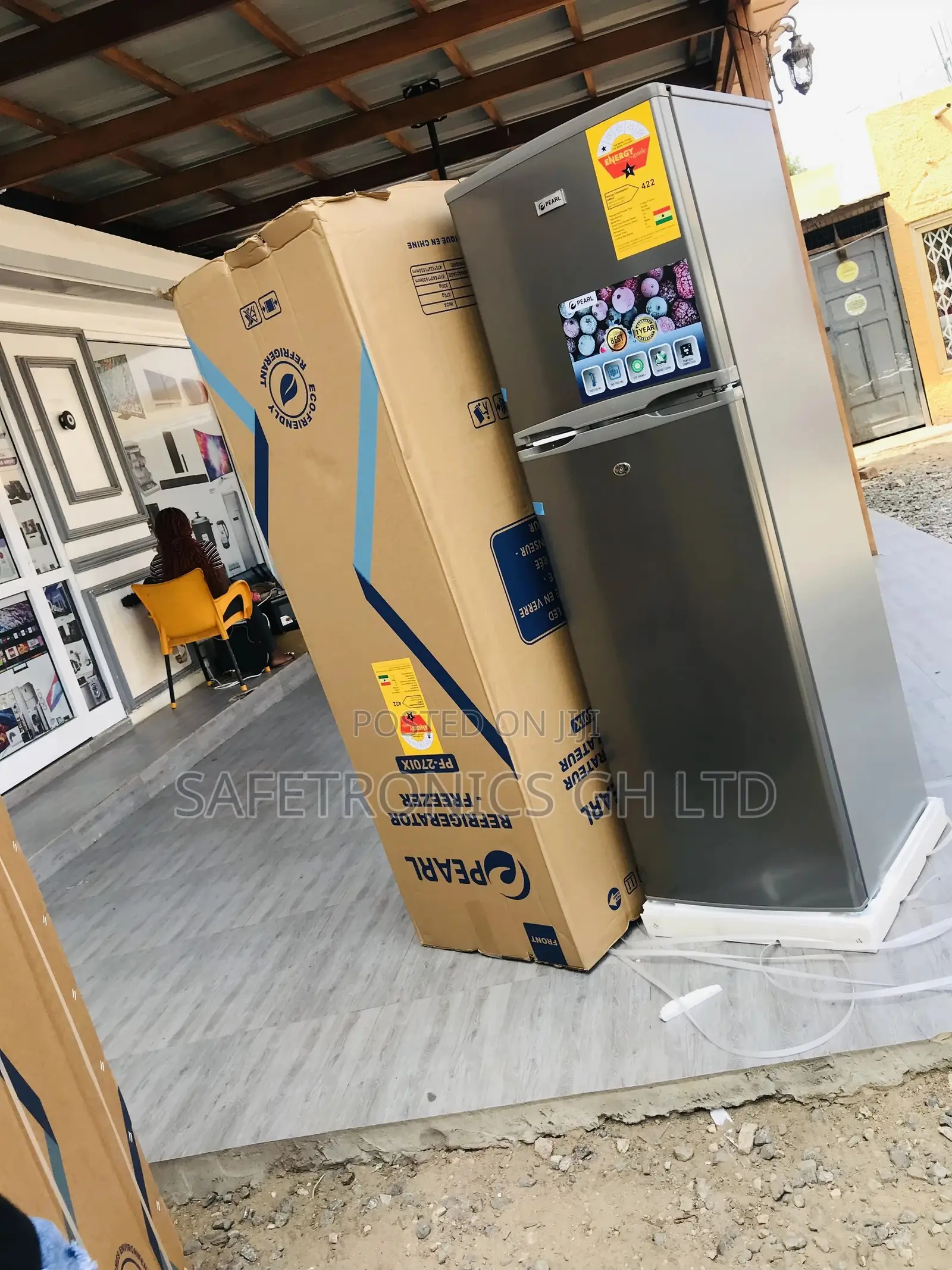 Unique Doubledoor Topfreezer Pearl Fridge  PF-270IX