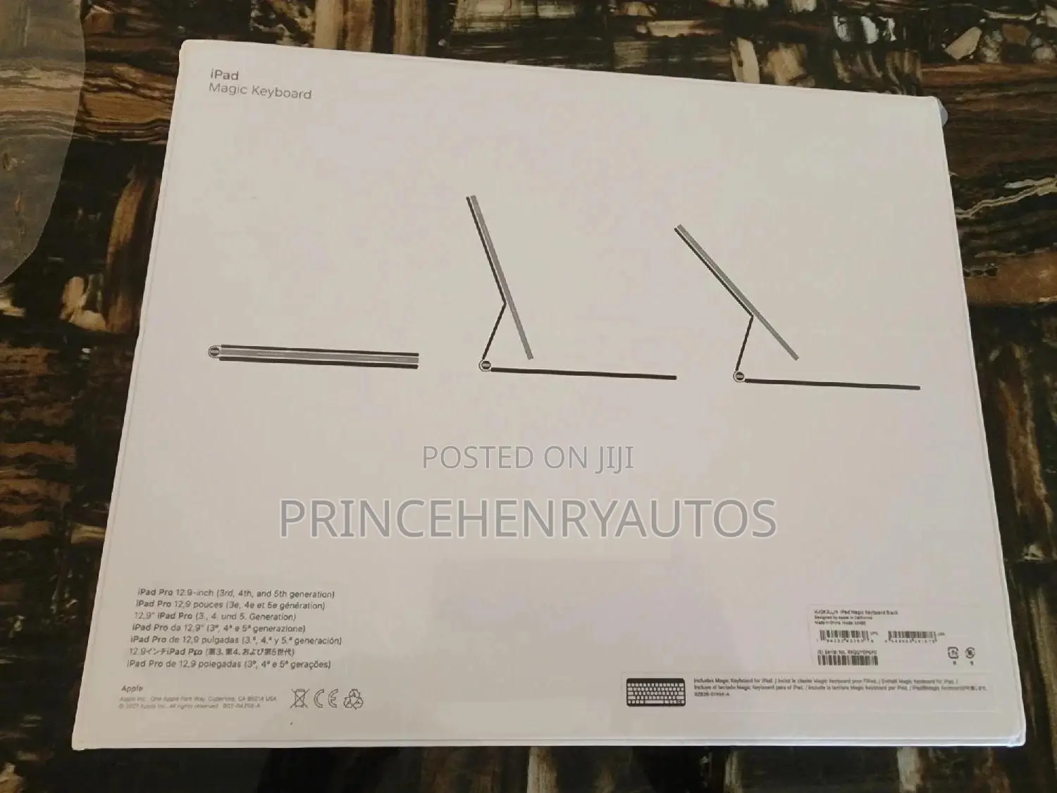 Apple Magic Keyboard for iPad Pro 12.9 ‎Mjqk3ll/A
