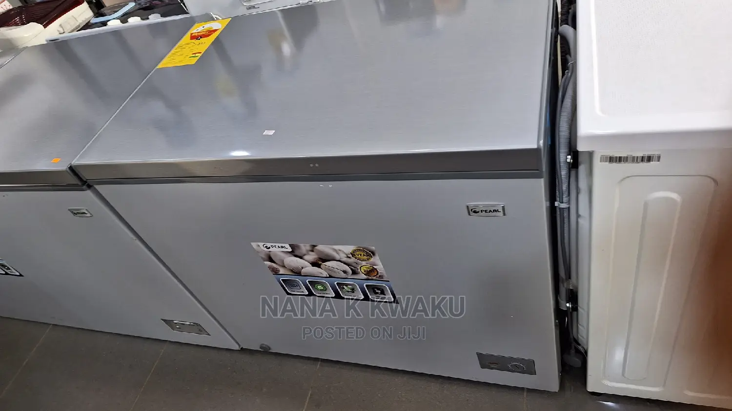 220V Pearl Pcf290 Chest Freezer Silver