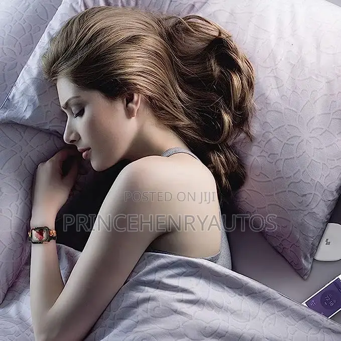 LKEITY Floral Printed Pattern Silicone Band For Apple Watch