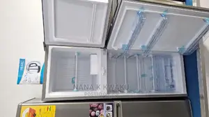 *New_pearl Pf20 Double Door Fridge With Top Freezer