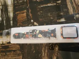 LKEITY Floral Printed Pattern Silicone Band For Apple Watch