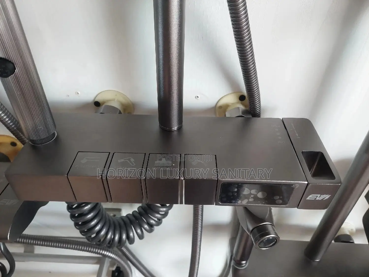 Piano Keys Shower Mixer Set With Thermostat Digital Display