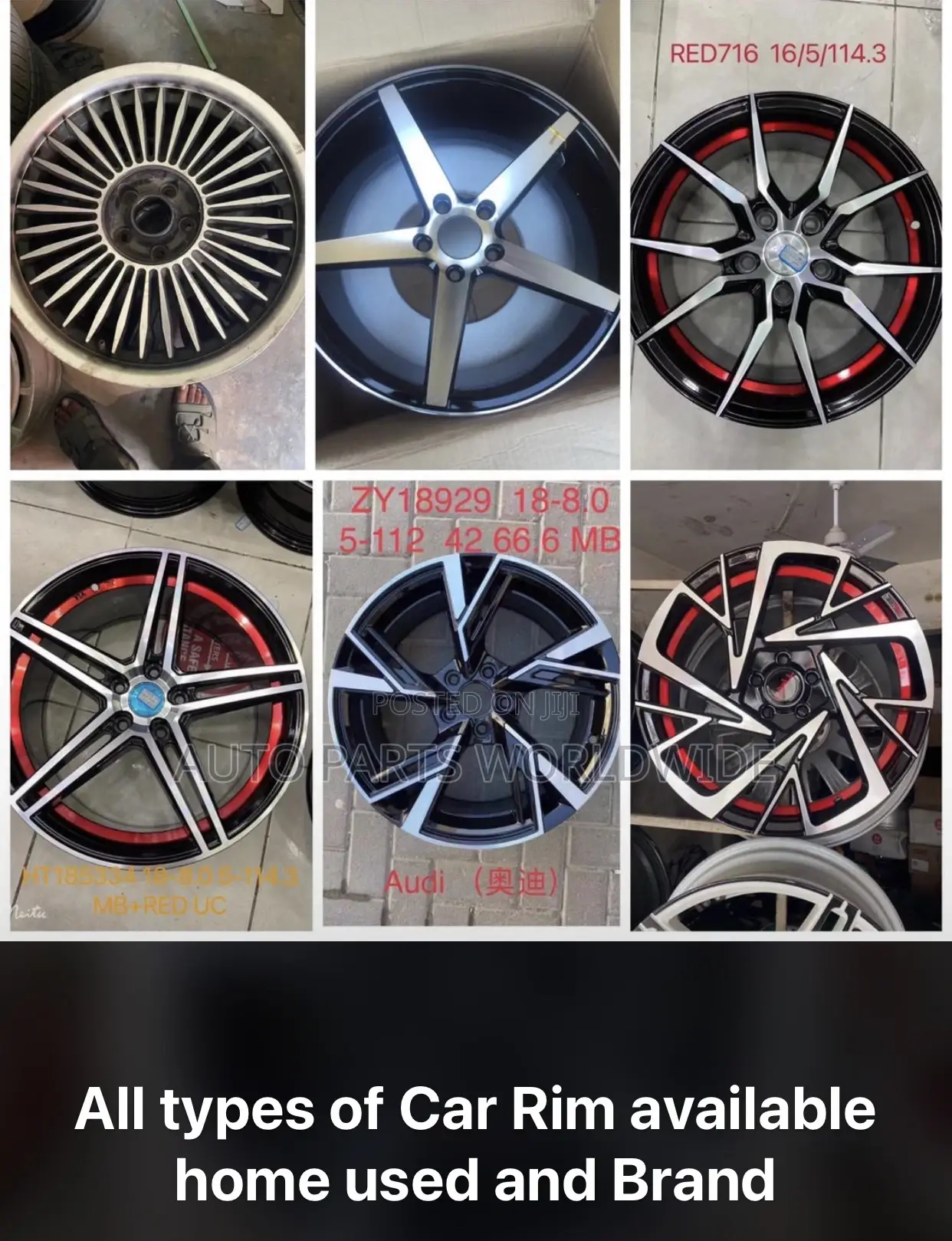 All Types of Car Rims Available