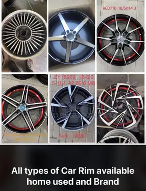 All Types of Car Rims Available