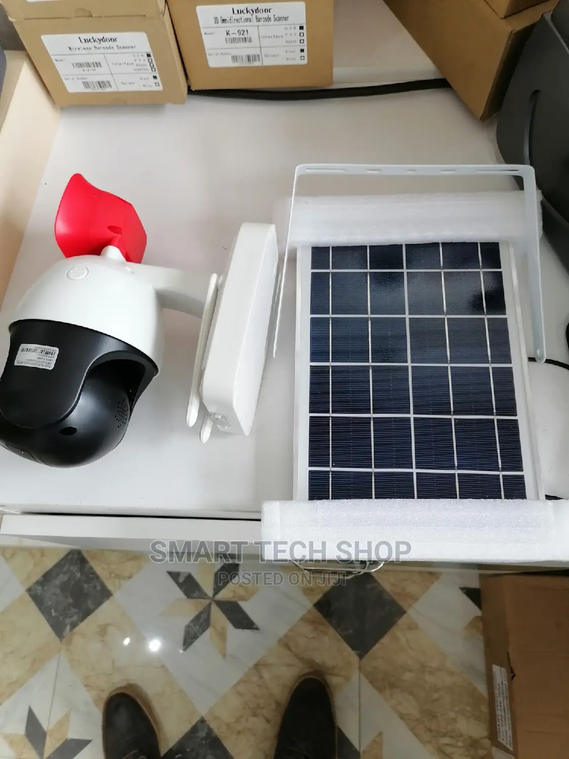 4MP PTZ Camera 4G or Wi-Fi Solar With Battery + Siren