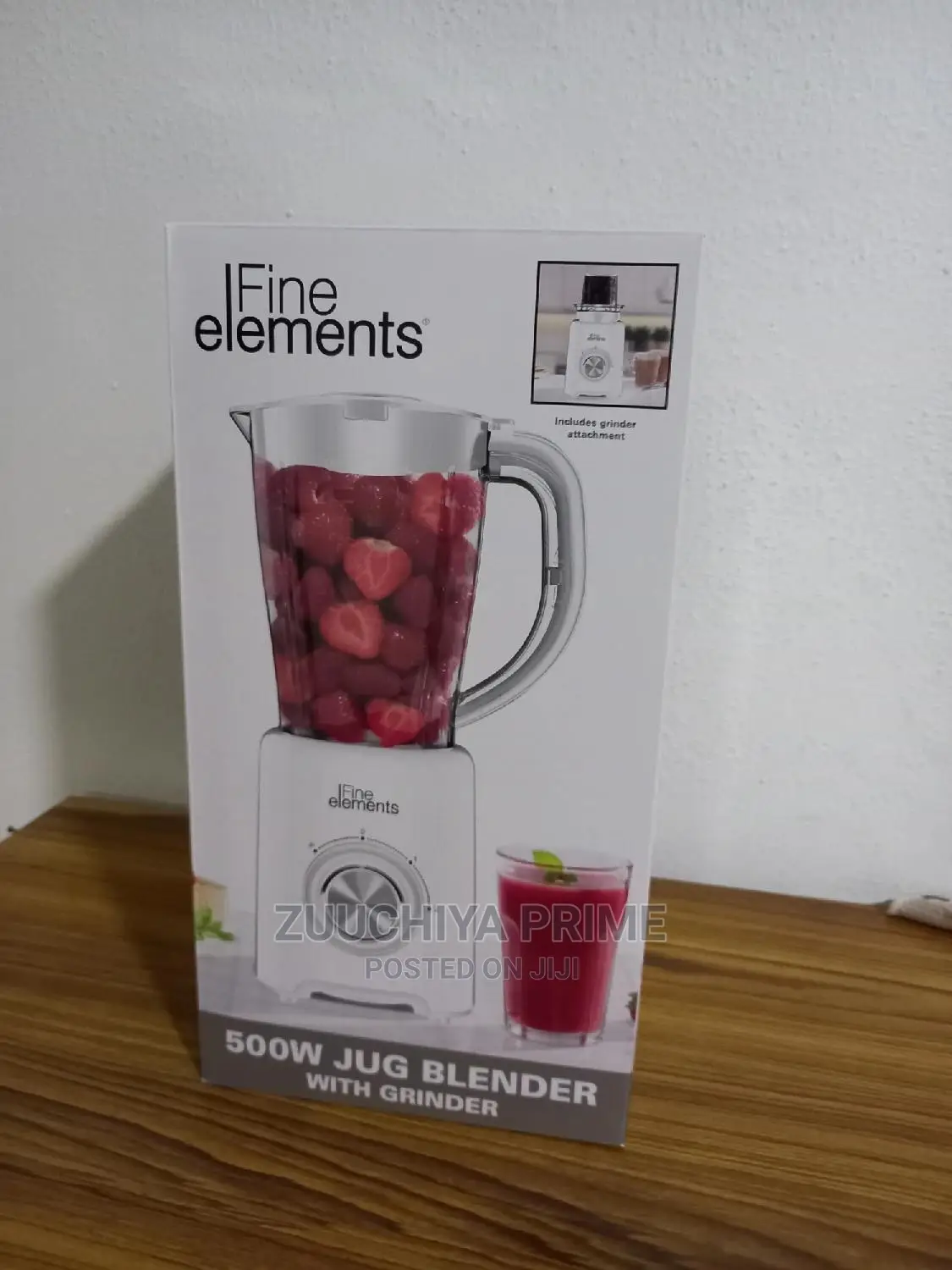 Fine Elements Plastic Blender With Grinder From Uk