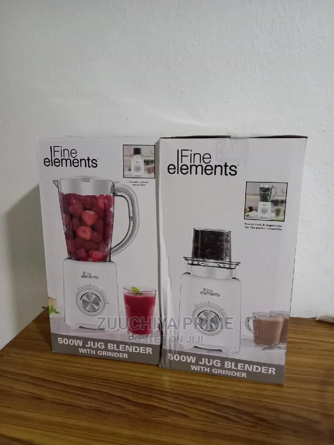 Fine Elements Plastic Blender With Grinder From Uk