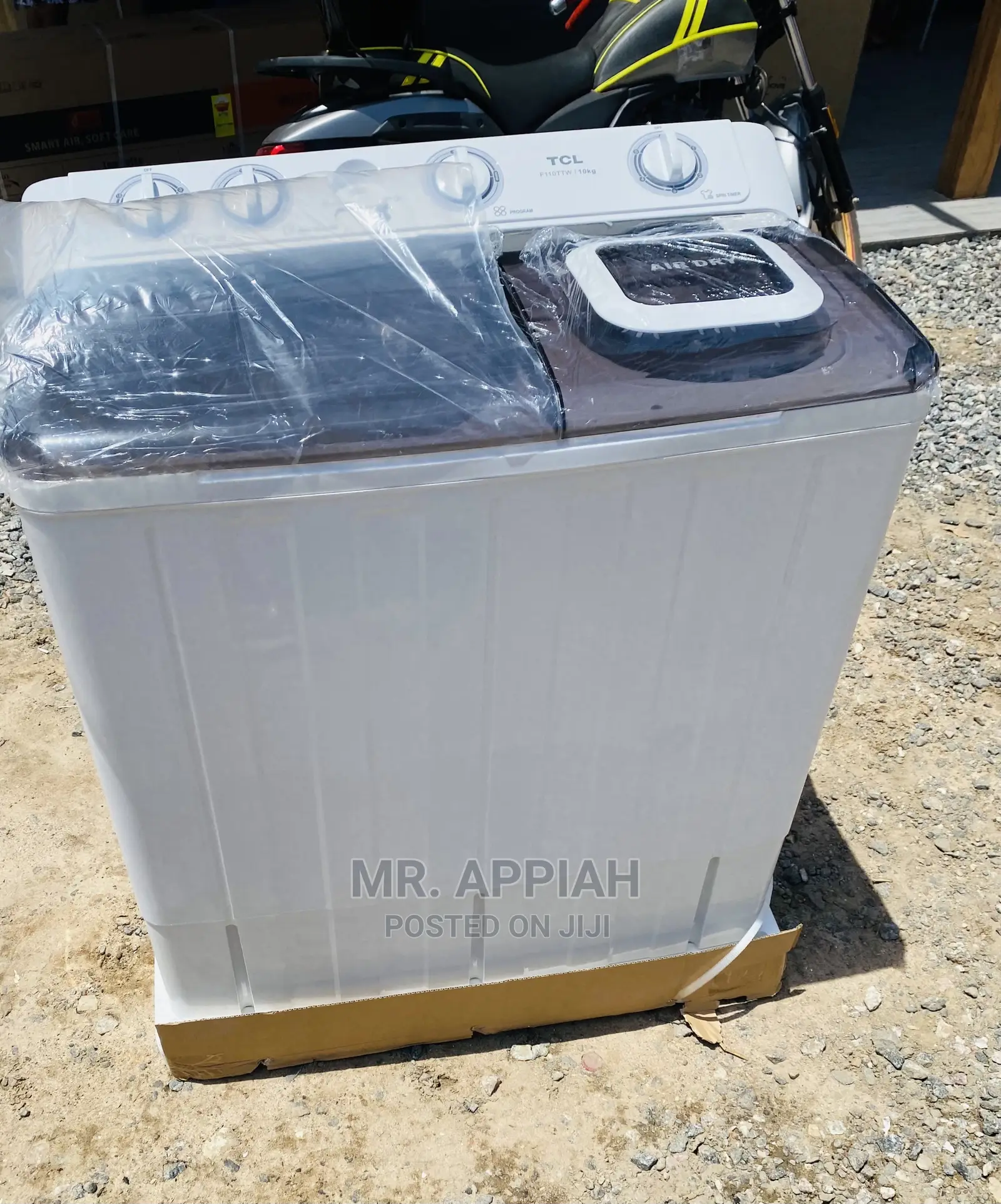 Purchase 10kg TCL Spin/Dry Washing Machine(White) 