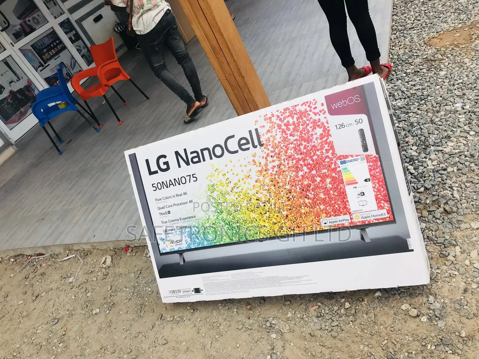 New Original Lg 50 Inches Glossy LED Nano75 Tv