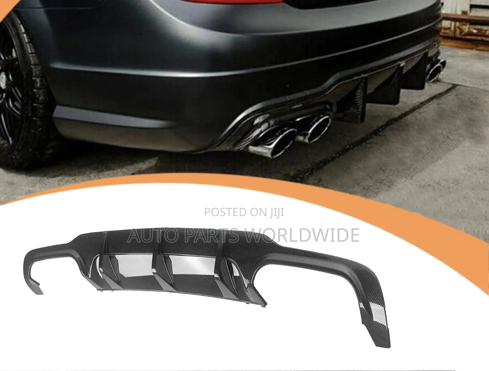 Mecedes Benz C300 Diffuser Amg With Brake Lights