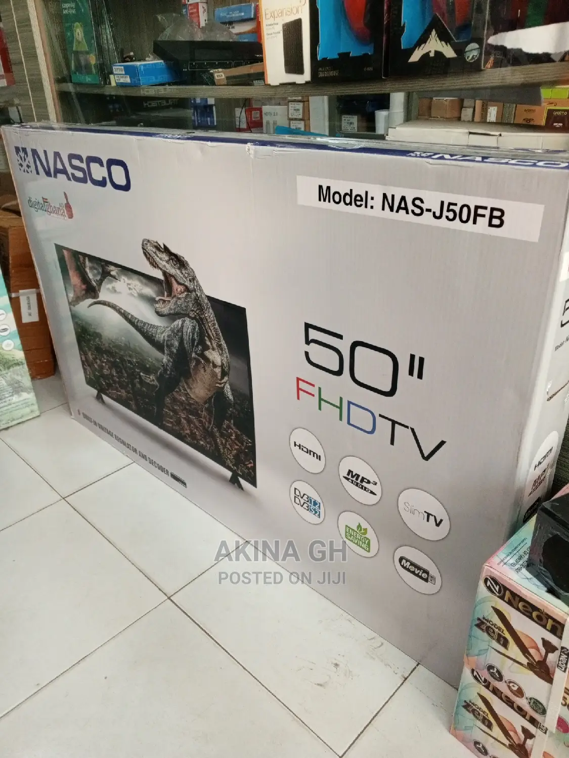 Nasco 50 Inch FHD Tv With Built in Decoder