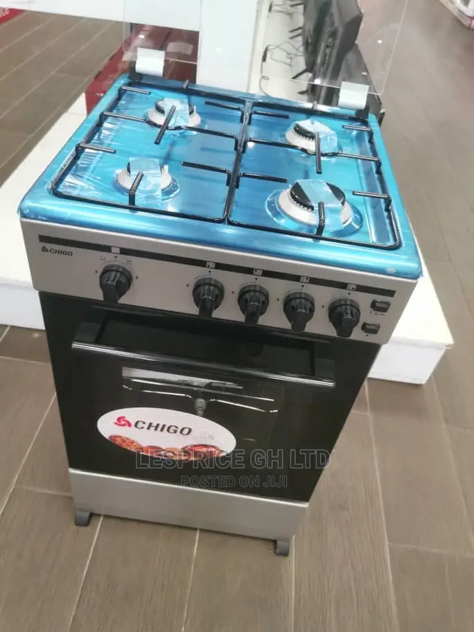 Chigo 50x50 4br Gas Cooker Oven Grill ~Original Stainless