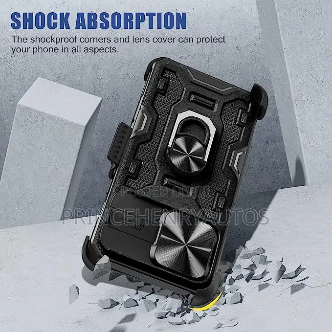 Caka Stand+Slide+Clip Holster for iPhone 14 Pro Case 2022
