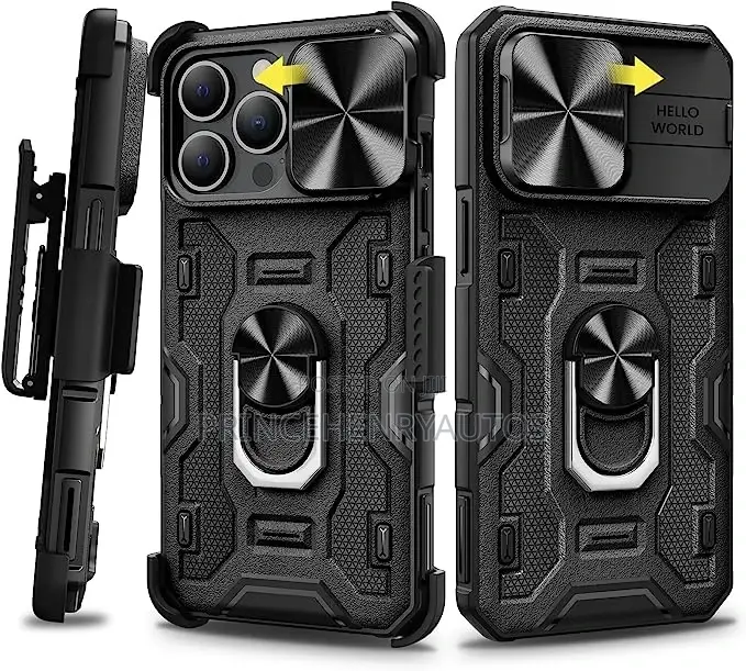 Caka Stand+Slide+Clip Holster for iPhone 14 Pro Case 2022