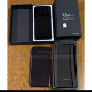 New LG V60 ThinQ 5G UW 128 GB Black