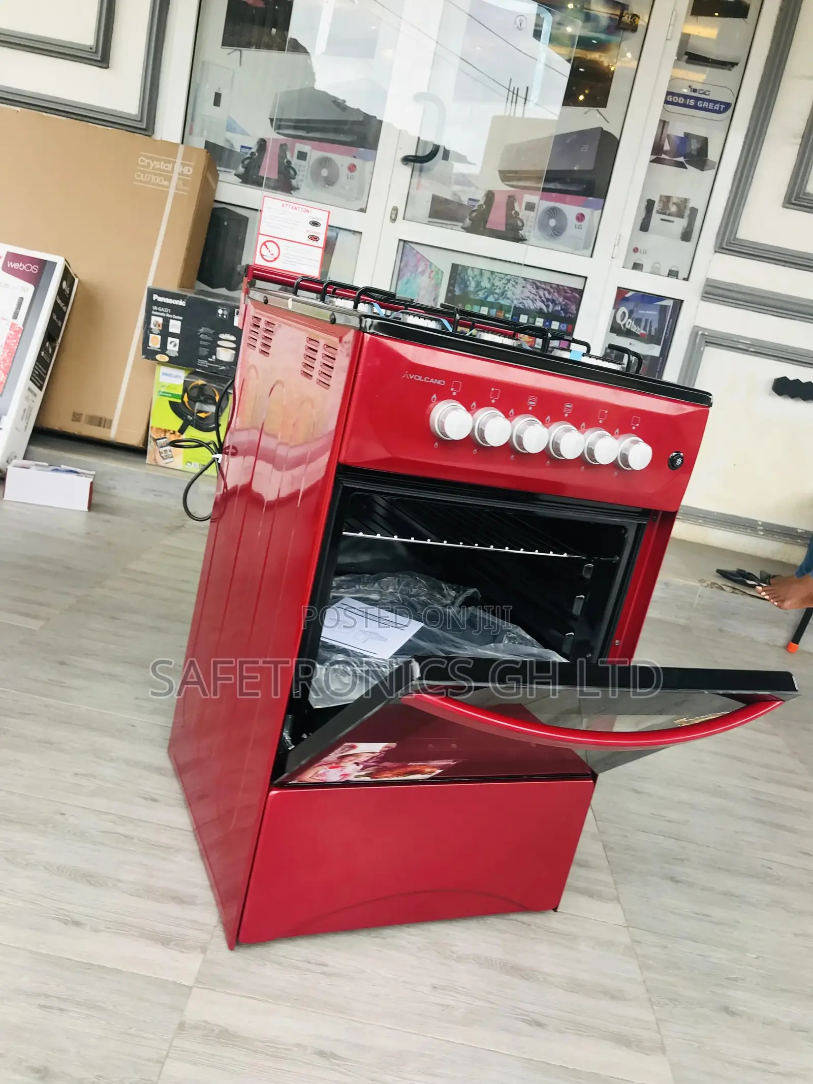 Volcano 4 Cooker Gas Oven With Grill Adorable 50x50