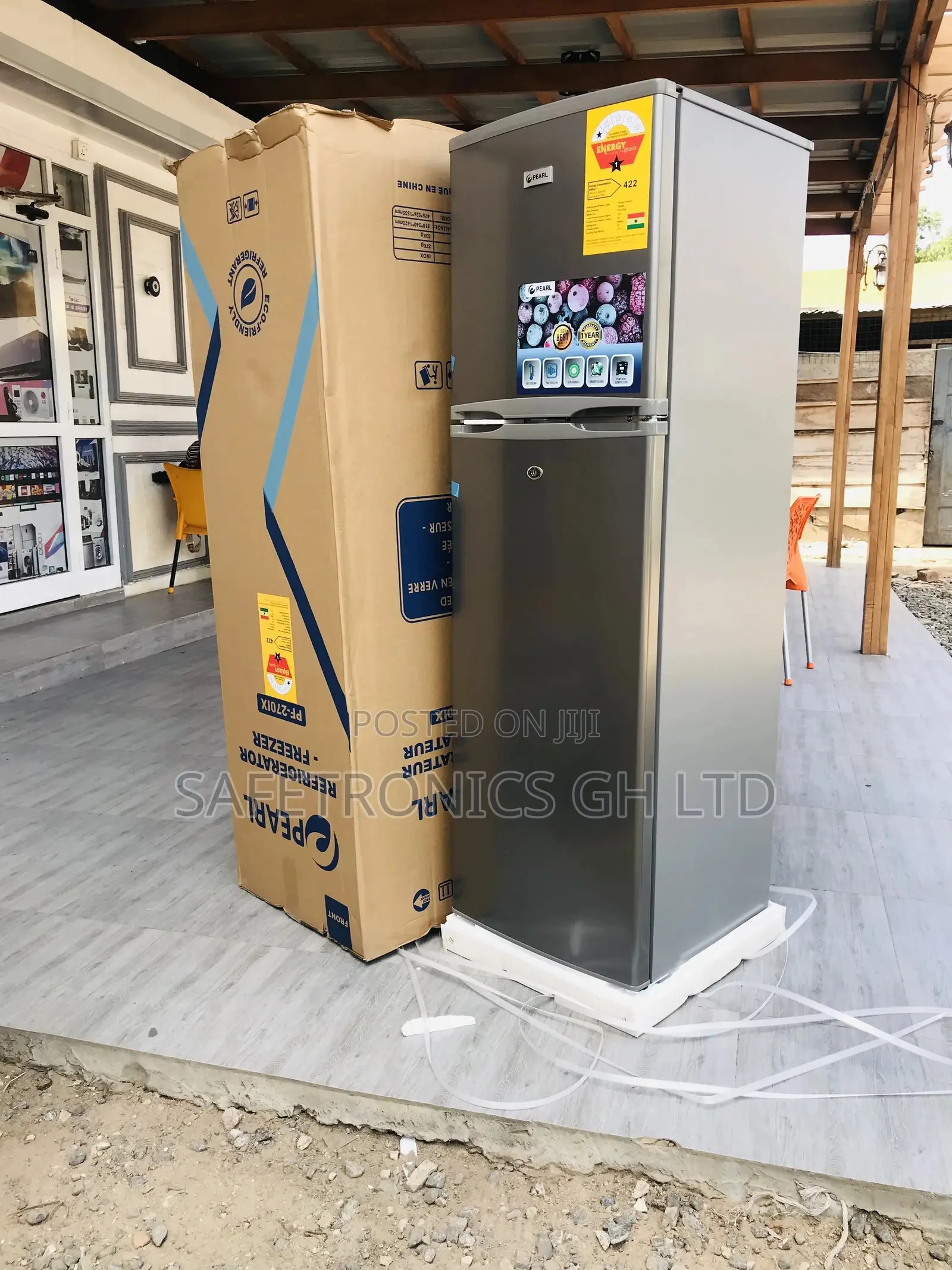 Elegant Topfreezer Doubledoor Pearl PF-270IX 