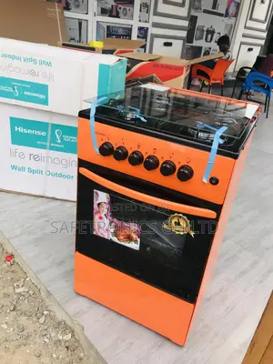 Volcano 4 Gas Cooker 50x50 Orange Oven With Grill