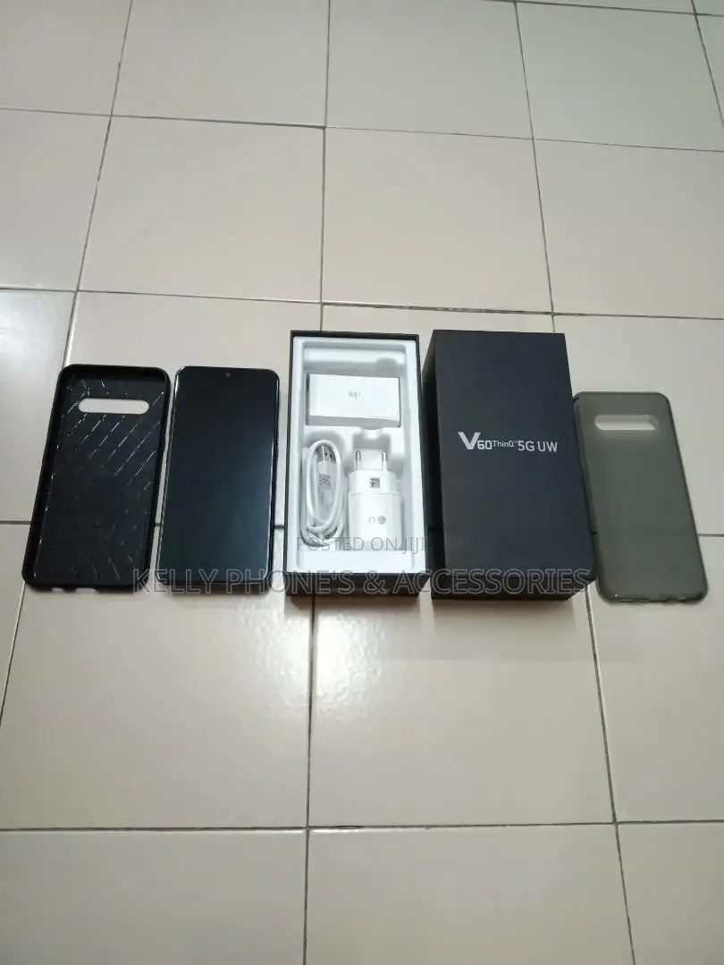 New LG V60 ThinQ 5G UW 128 GB Black