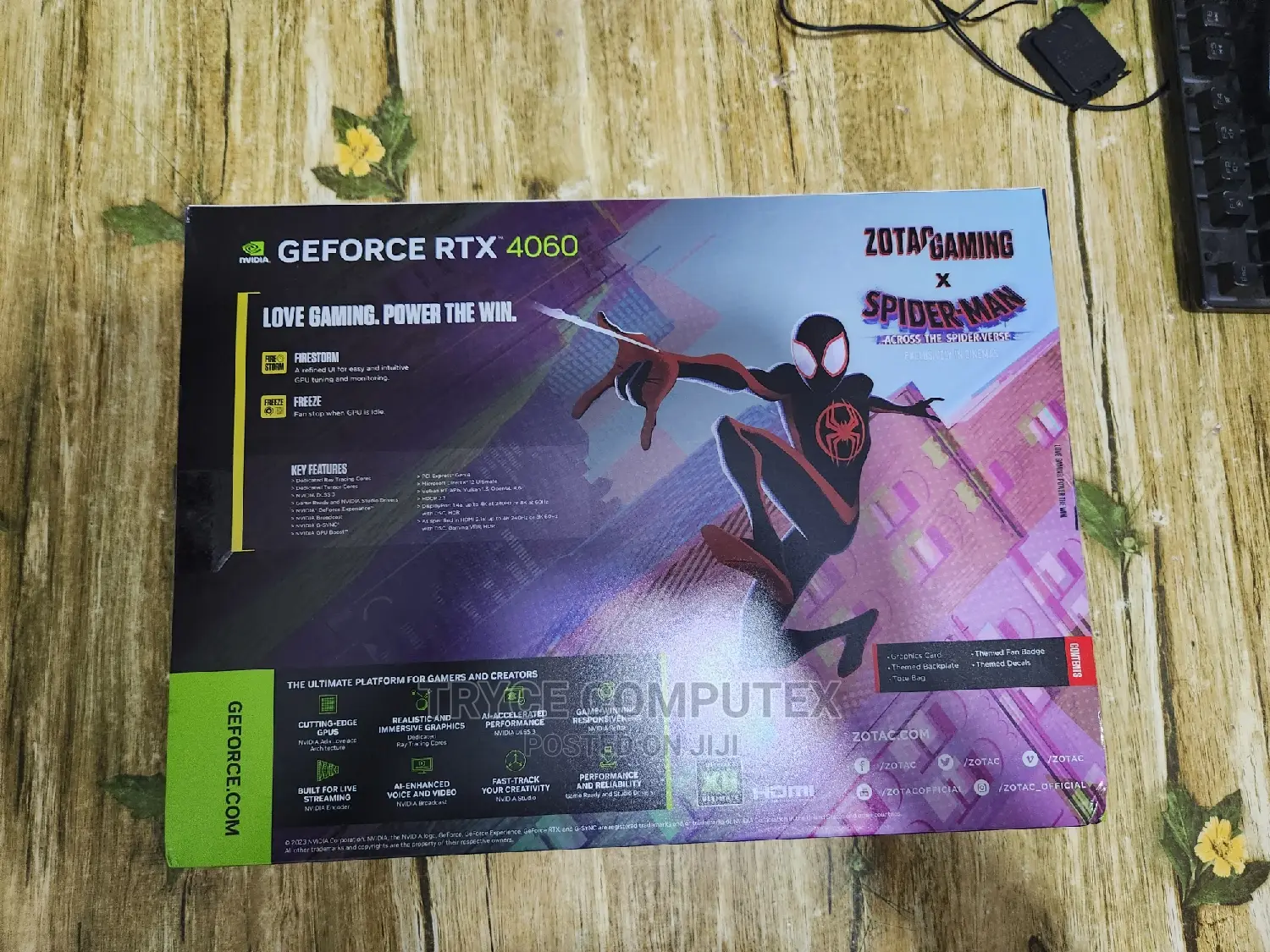 Geforce RTX 4060 8GB OC Spider-Man
Graphic Card