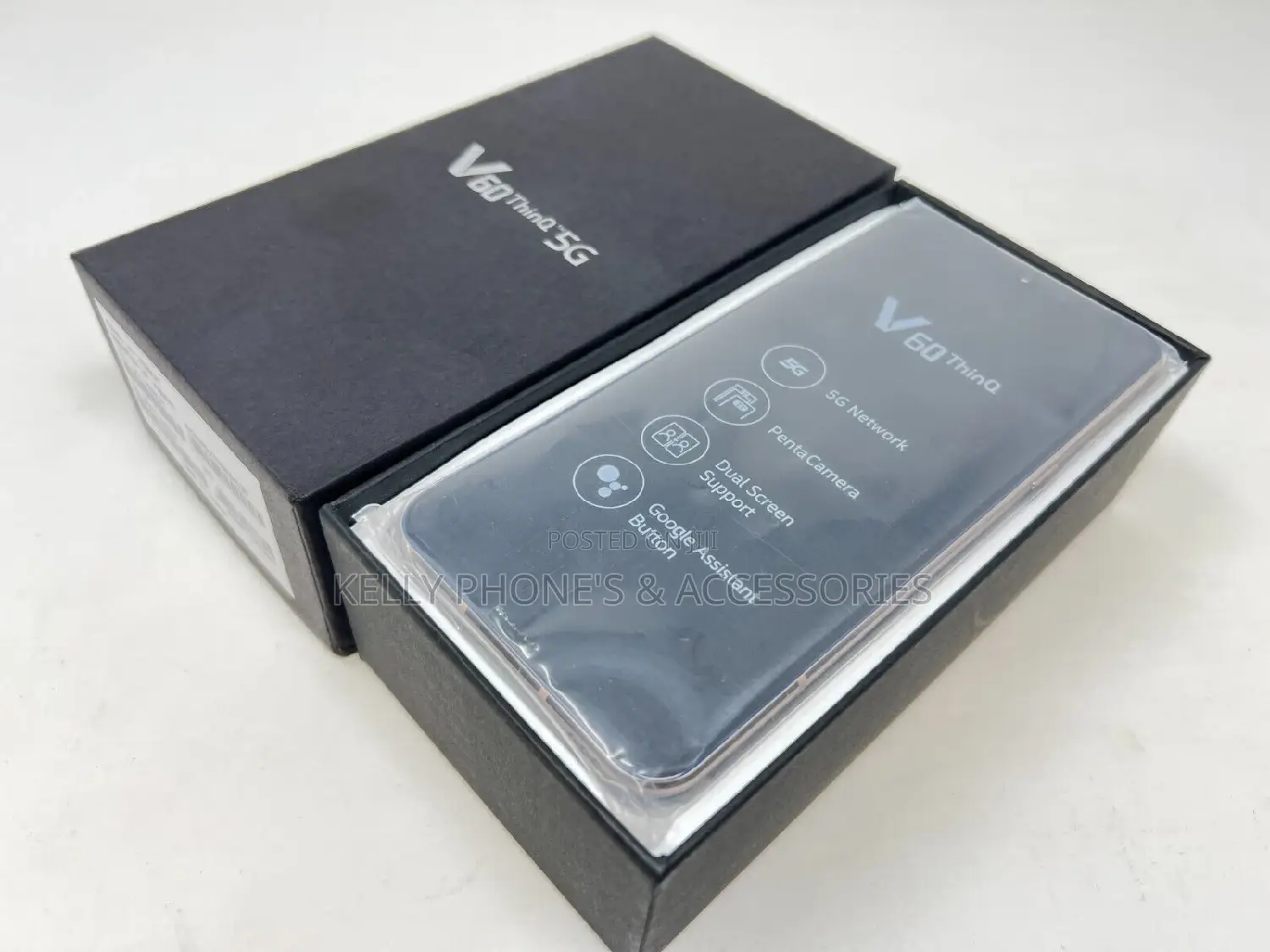 New LG V60 ThinQ 5G UW 128 GB Black