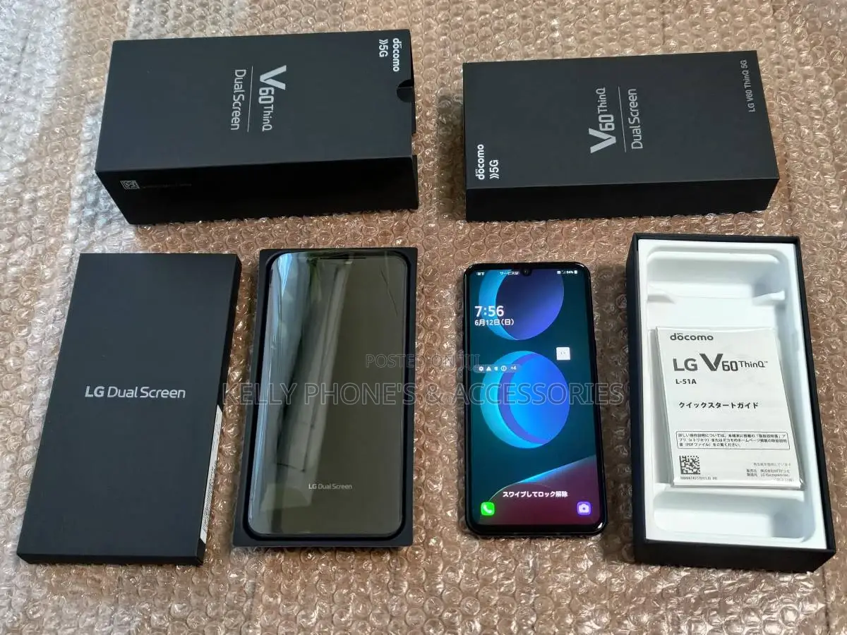 New LG V60 ThinQ 5G UW 128 GB Black