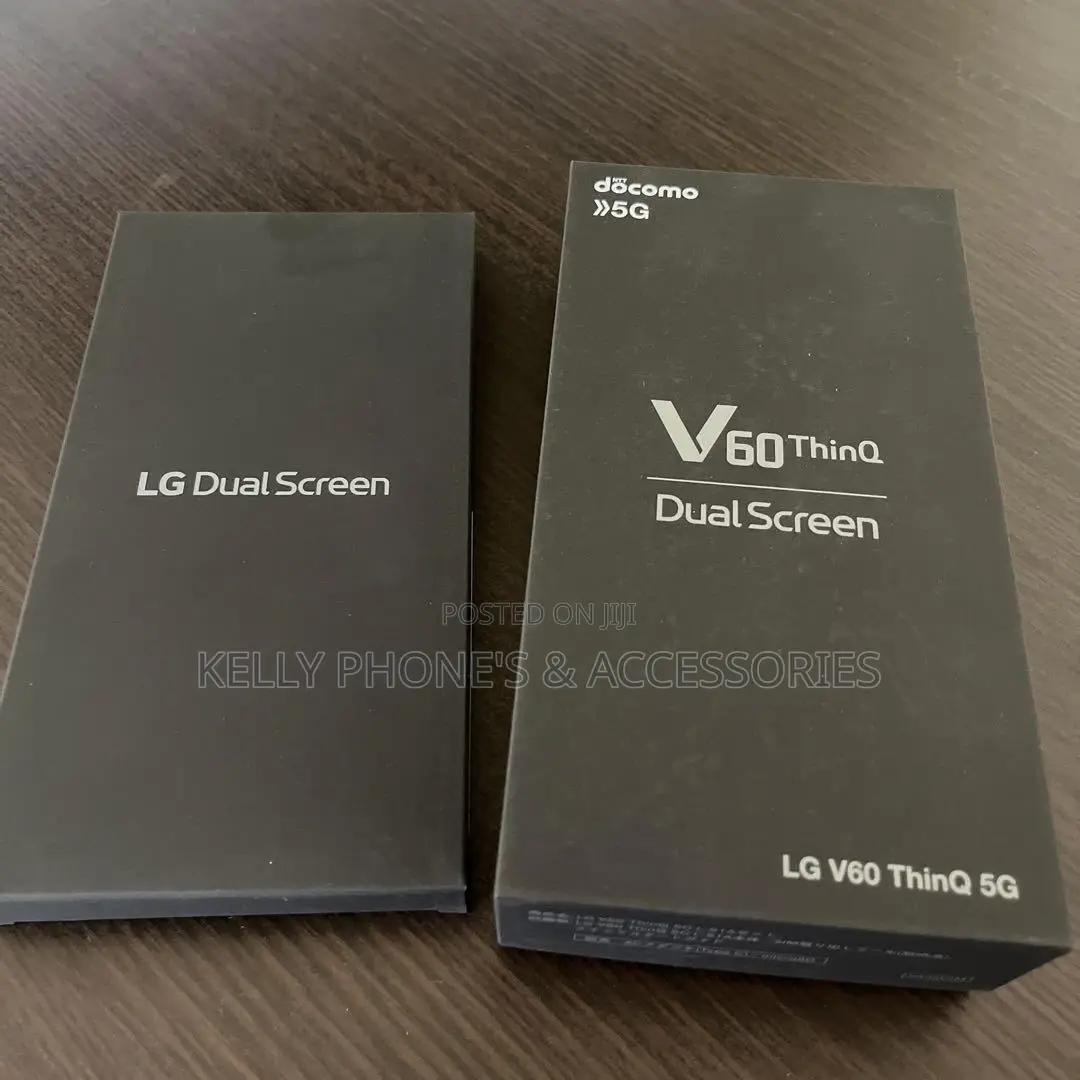 New LG V60 ThinQ 5G UW 128 GB Black