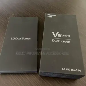 New LG V60 ThinQ 5G UW 128 GB Black