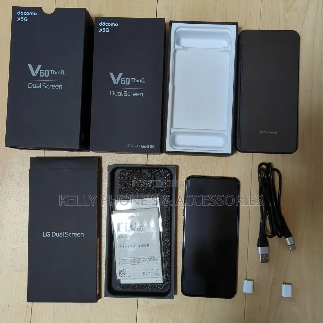 New LG V60 ThinQ 5G UW 128 GB Black