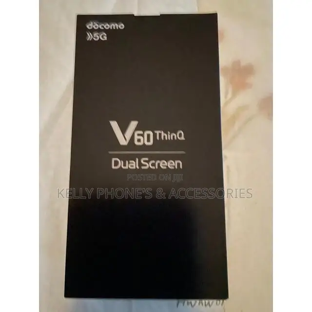 New LG V60 ThinQ 5G UW 128 GB Black