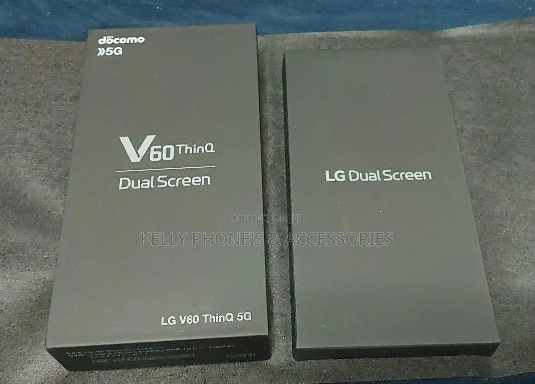 New LG V60 ThinQ 5G UW 128 GB Black