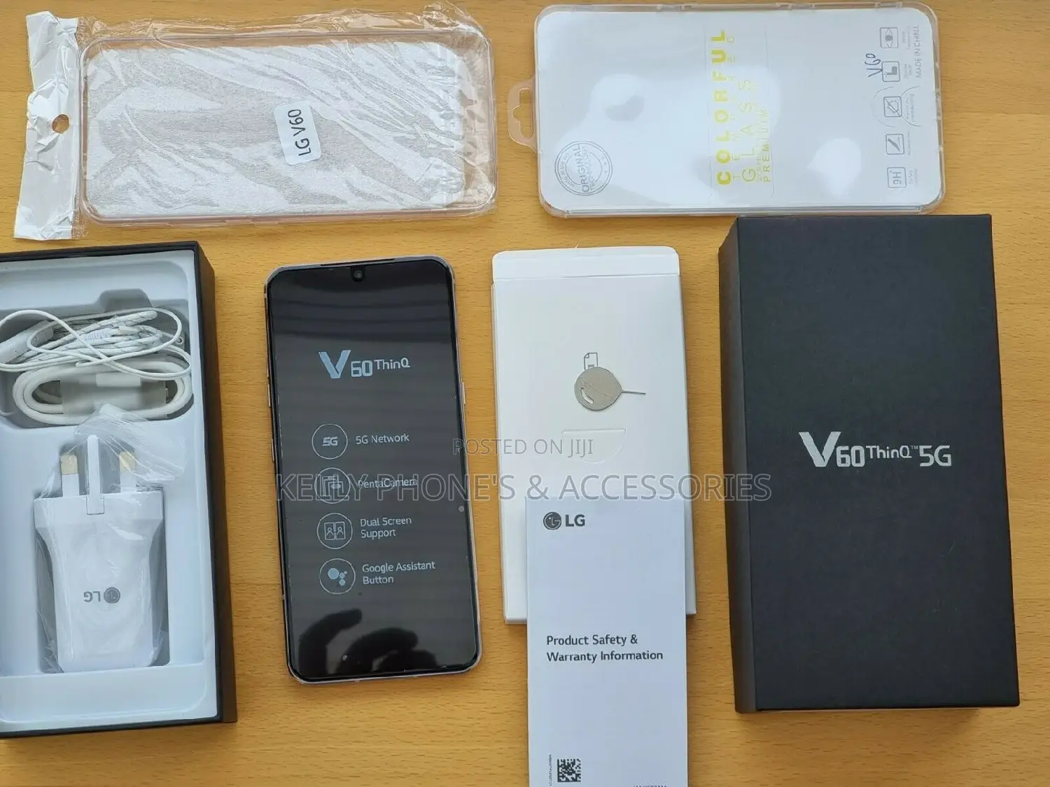 New LG V60 ThinQ 5G 128 GB Black