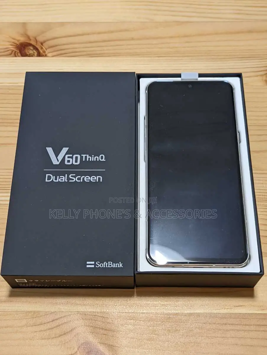 New LG V60 ThinQ 5G UW 128 GB Black