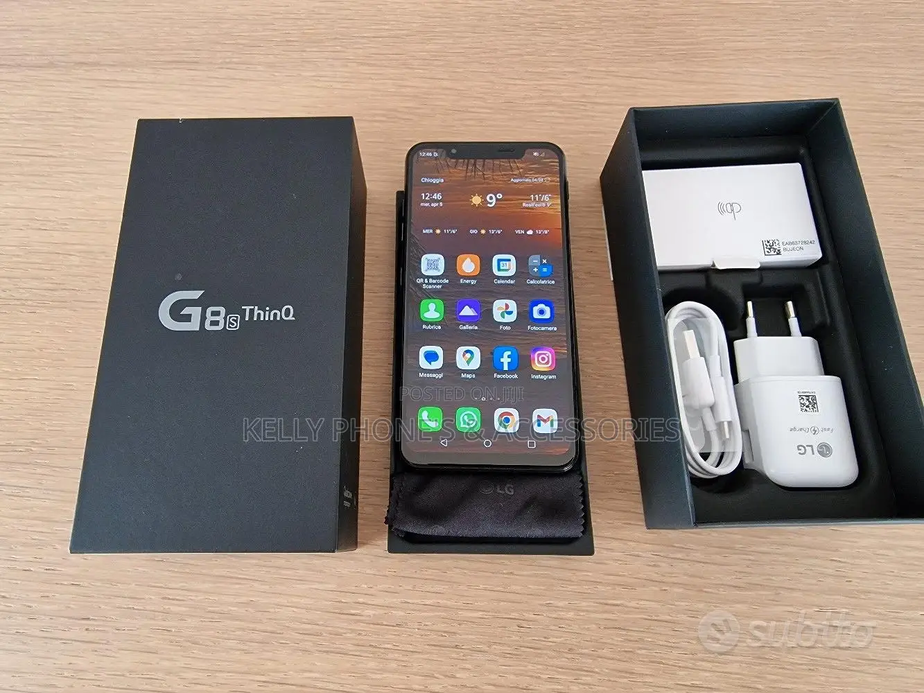 New LG G8S ThinQ 128 GB Black