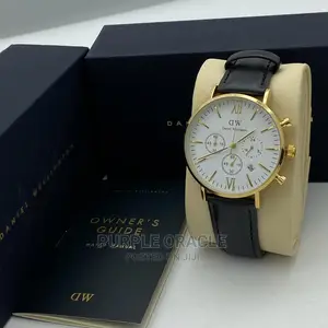 Photo - Quality Genuine Leather Yet Anti-Fade Chrono Watch for Men