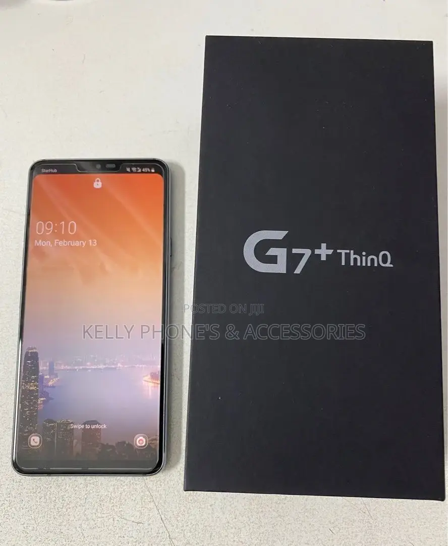 New LG G7 ThinQ 64 GB Black