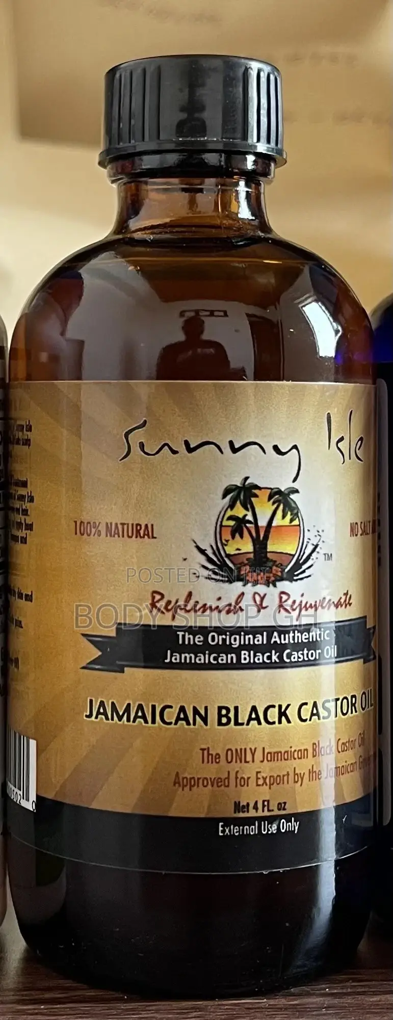 Sunny Isle Jamaican Black Castor Oil- 4oz ( Hair Beard)