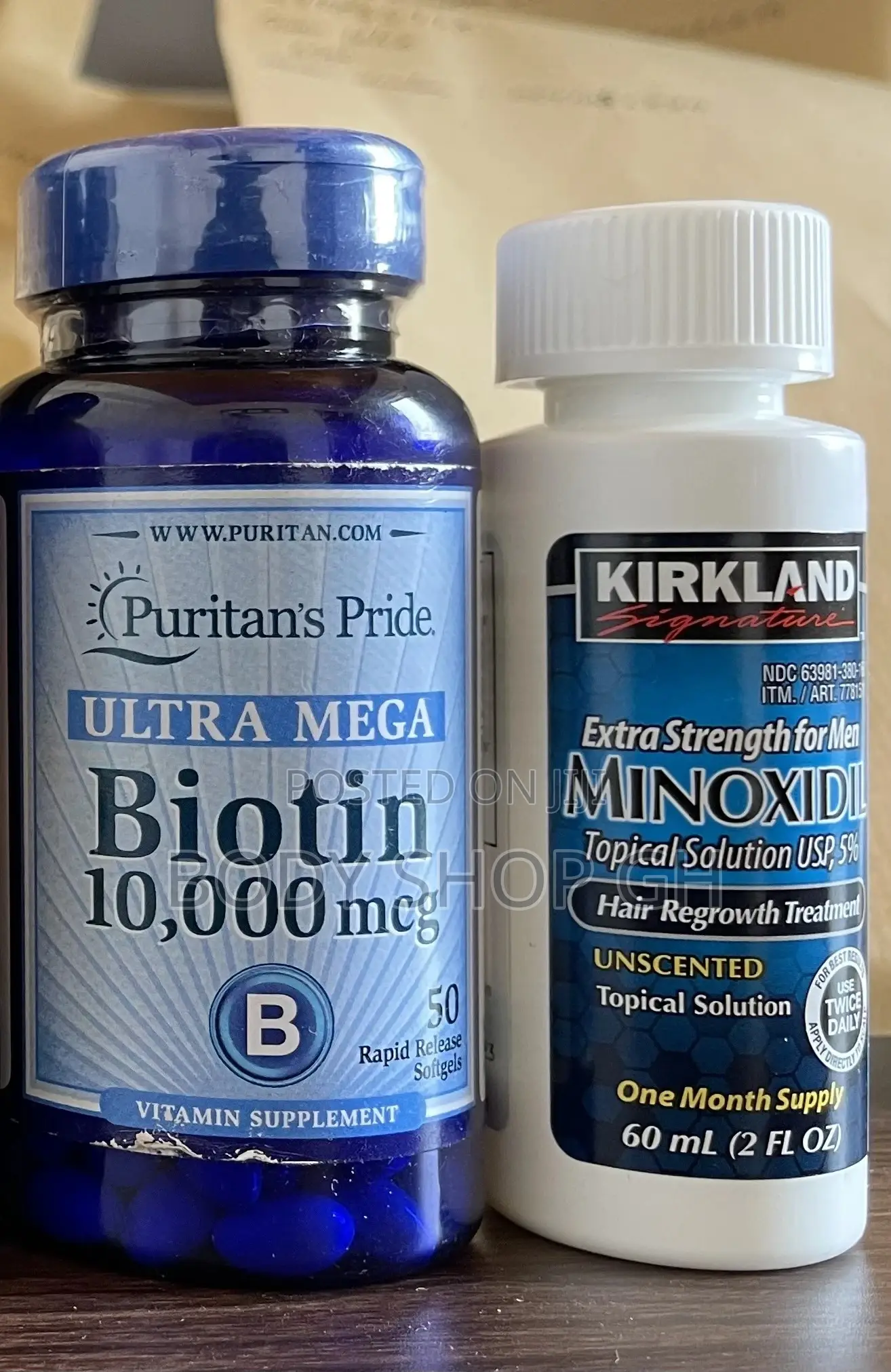 Kirkland Minoxidil Biotin Pack ( Beard Hairloss )
