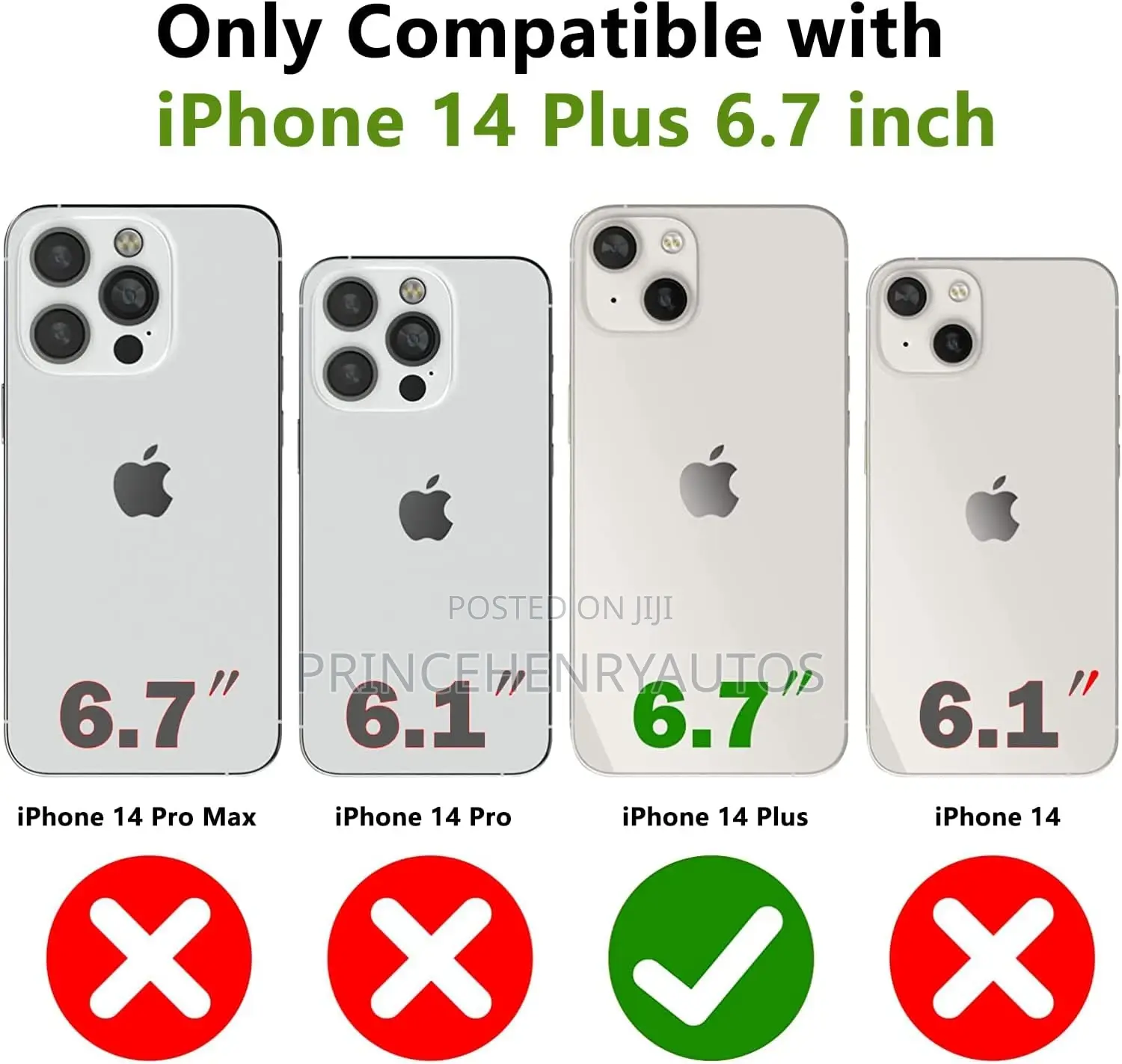 TORRTOWAY Case for iPhone 14 Plus Case With Screen Protector